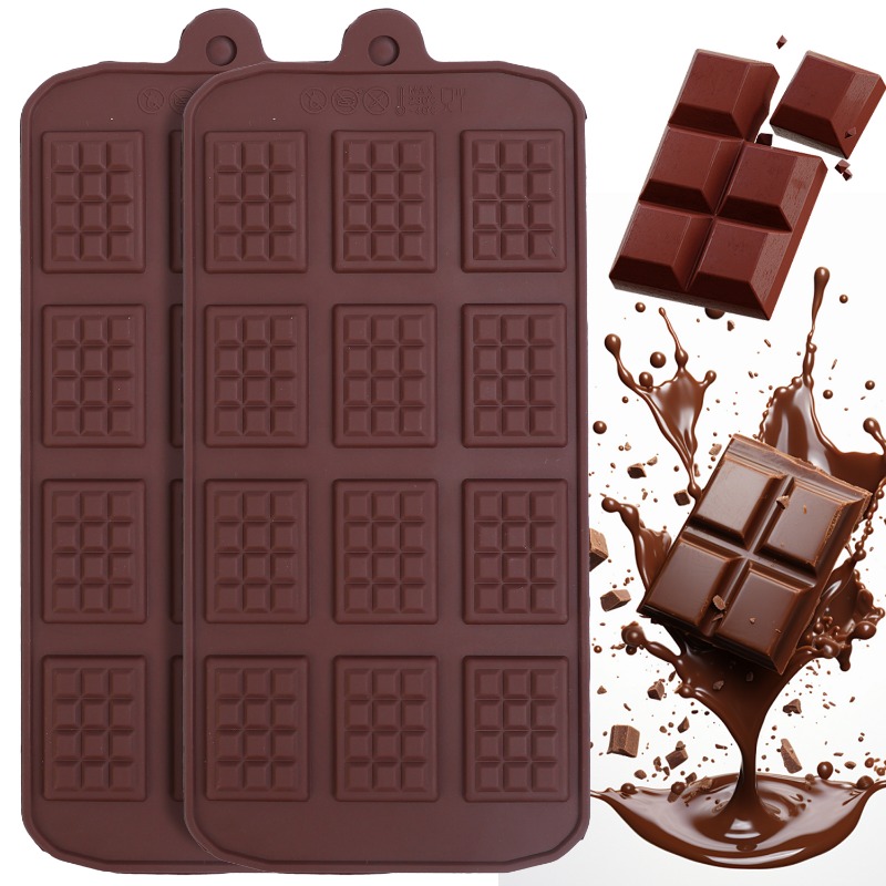 Kitchen Gadgets Plus - Silicone Chocolate Mold 12 Even Fondant