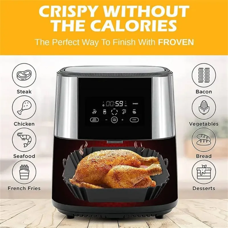 1pc silicone air fryer pot tra - đánh giá và giá Kitchen Gadgets Small