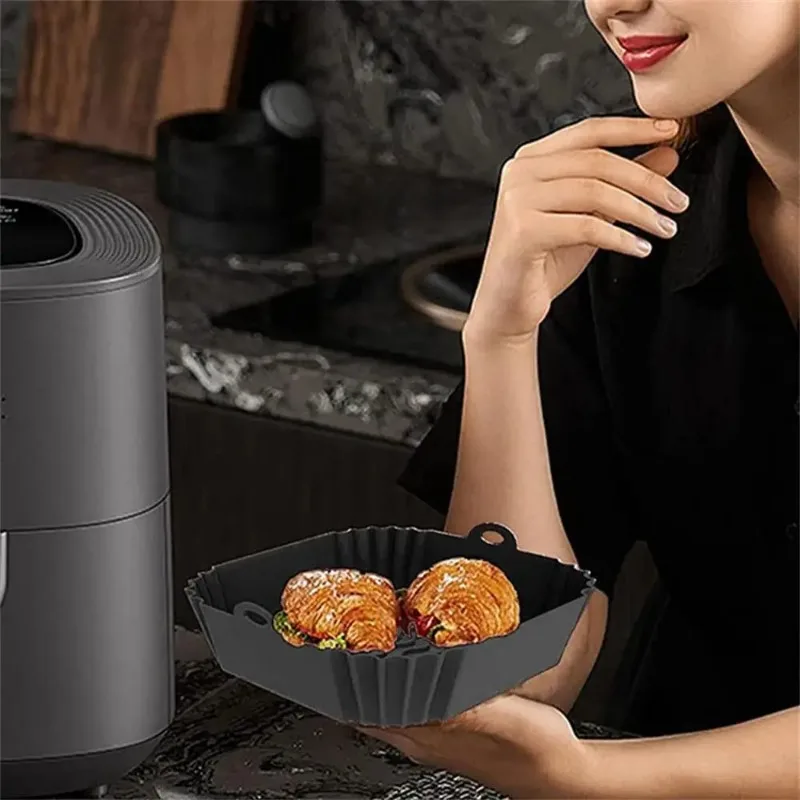 1pc silicone air fryer pot tra - đánh giá và giá Kitchen Gadgets Small