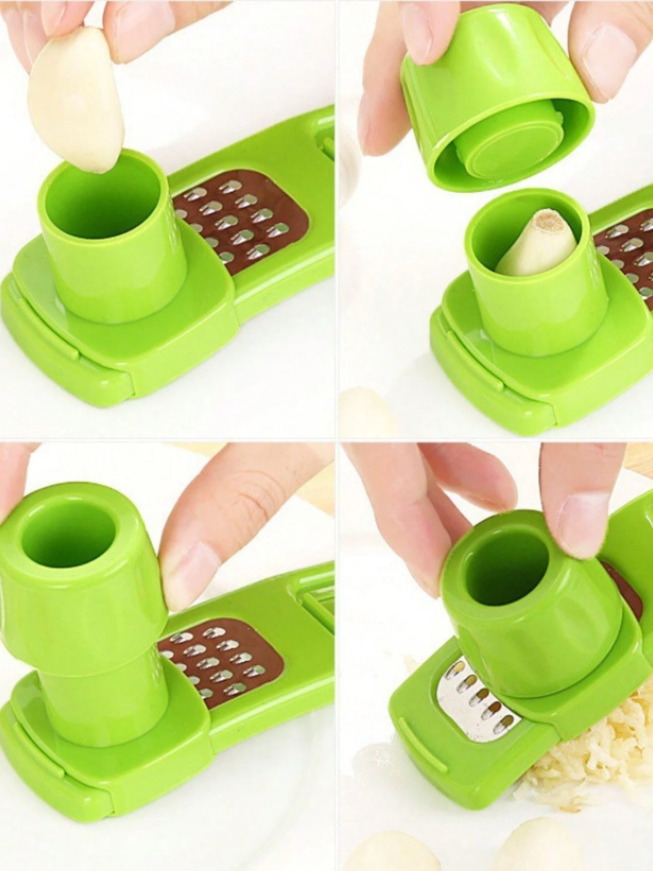 1/2pc Mini Garlic Grinder Crea - đánh giá và giá Kitchen Gadgets Green
