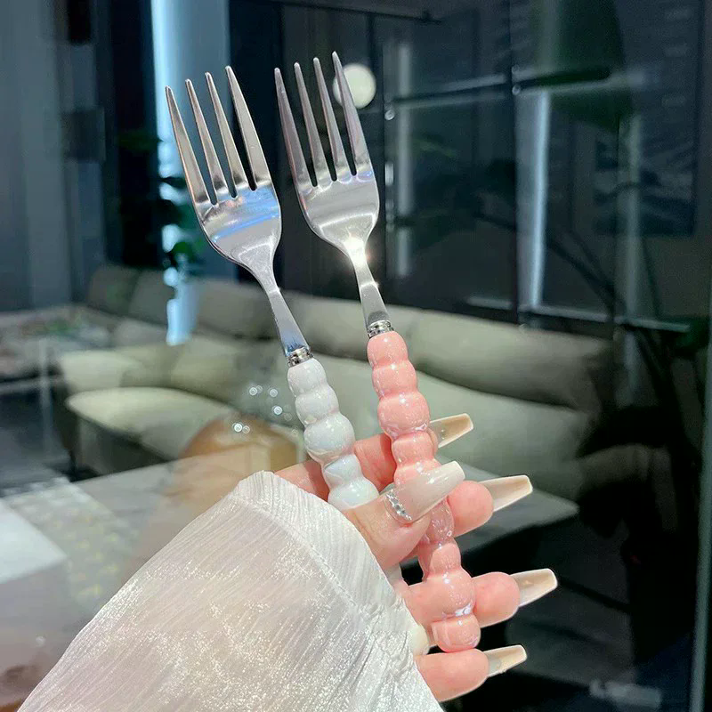 Pearl Handle Fork For Dessert  - đánh giá và giá Kitchen Gadgets Pasta