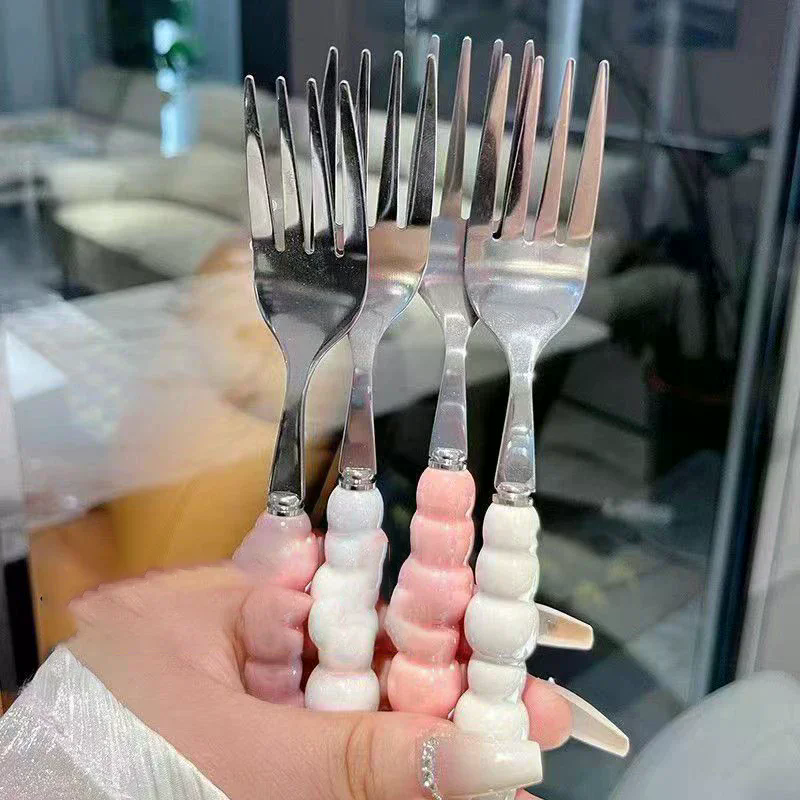 Pearl Handle Fork For Dessert  - đánh giá và giá Kitchen Gadgets Pasta