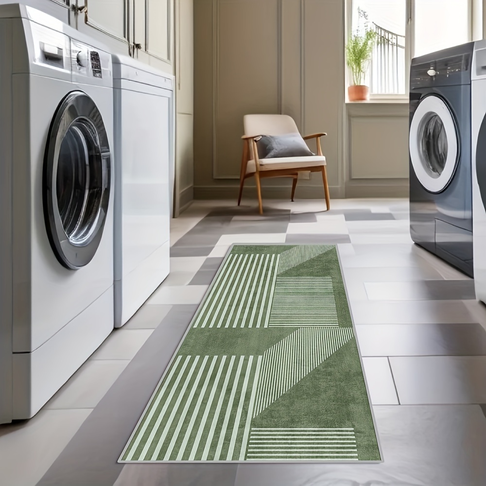 VIKAMA Striped Green Carpet Ki - đánh giá và giá Kitchen Gadgets Green