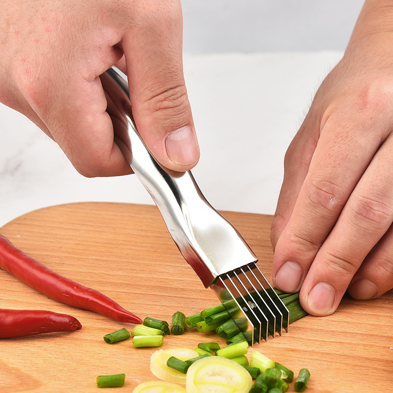Stainless Steel Chopped Green  - đánh giá và giá Kitchen Gadgets Green