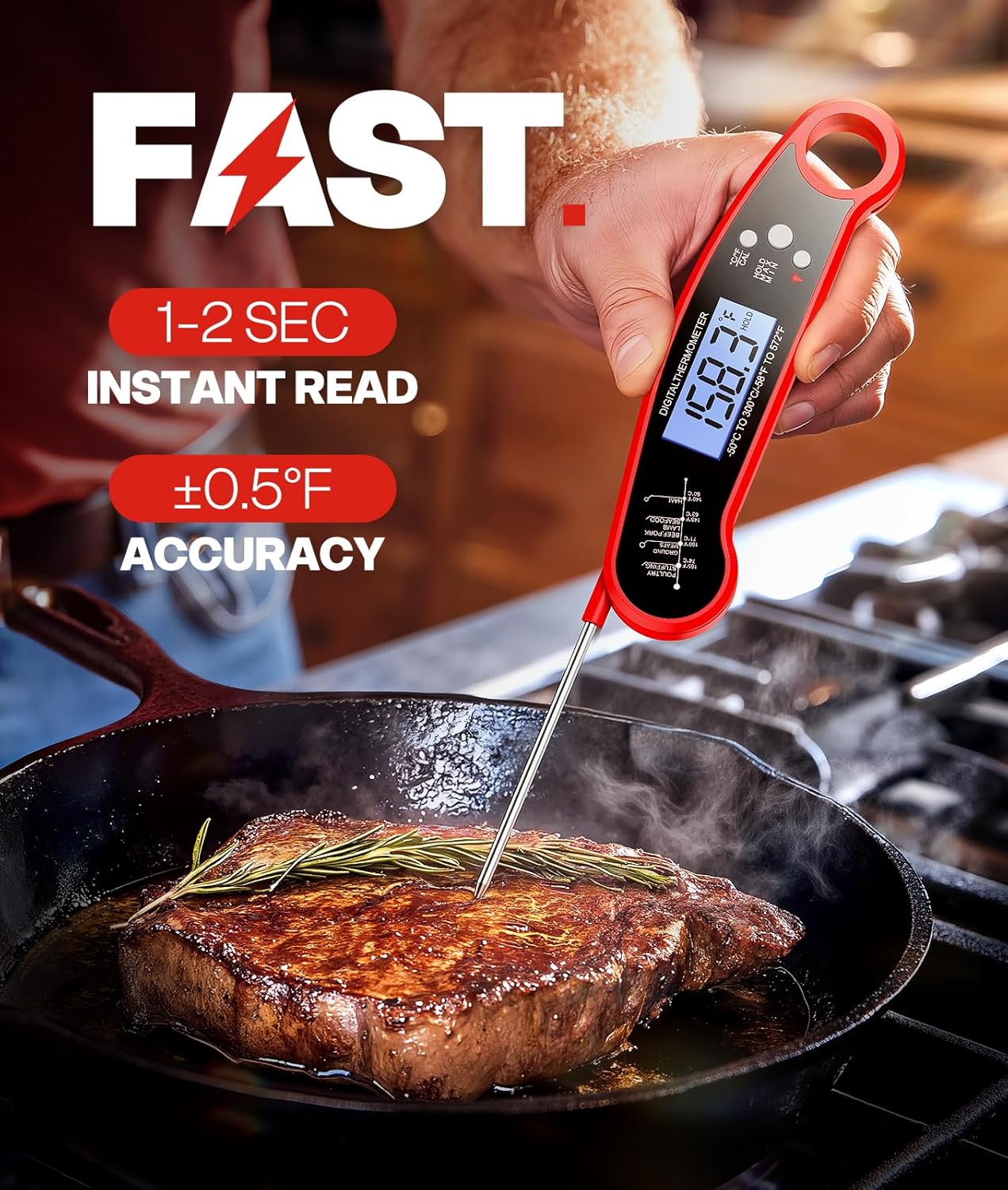 Meat Thermometer Digital – Ins - đánh giá và giá Kitchen Gadgets Gifts For Him