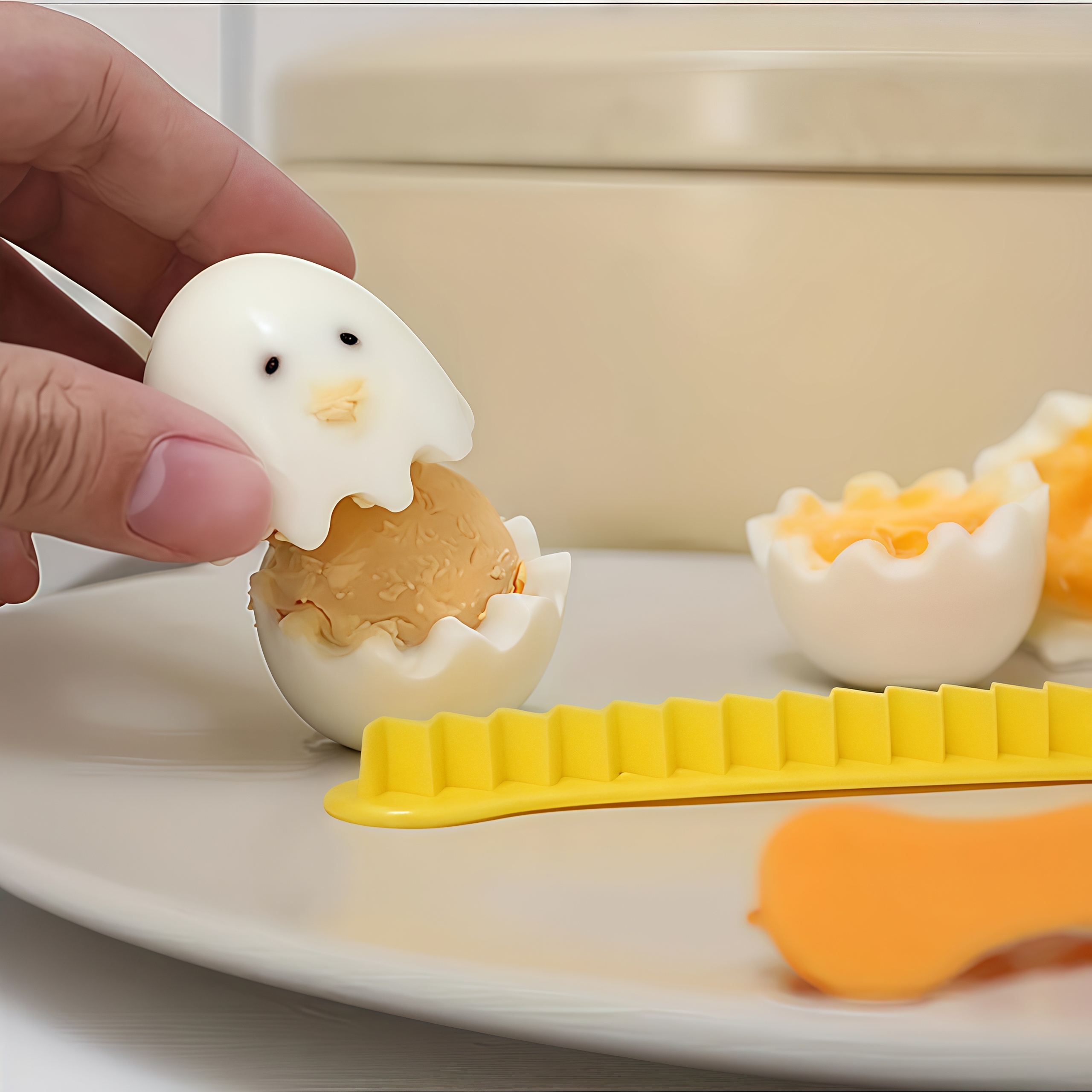 Flower-Shaped Egg Slicer with  - đánh giá và giá Kitchen Gadgets For Mom