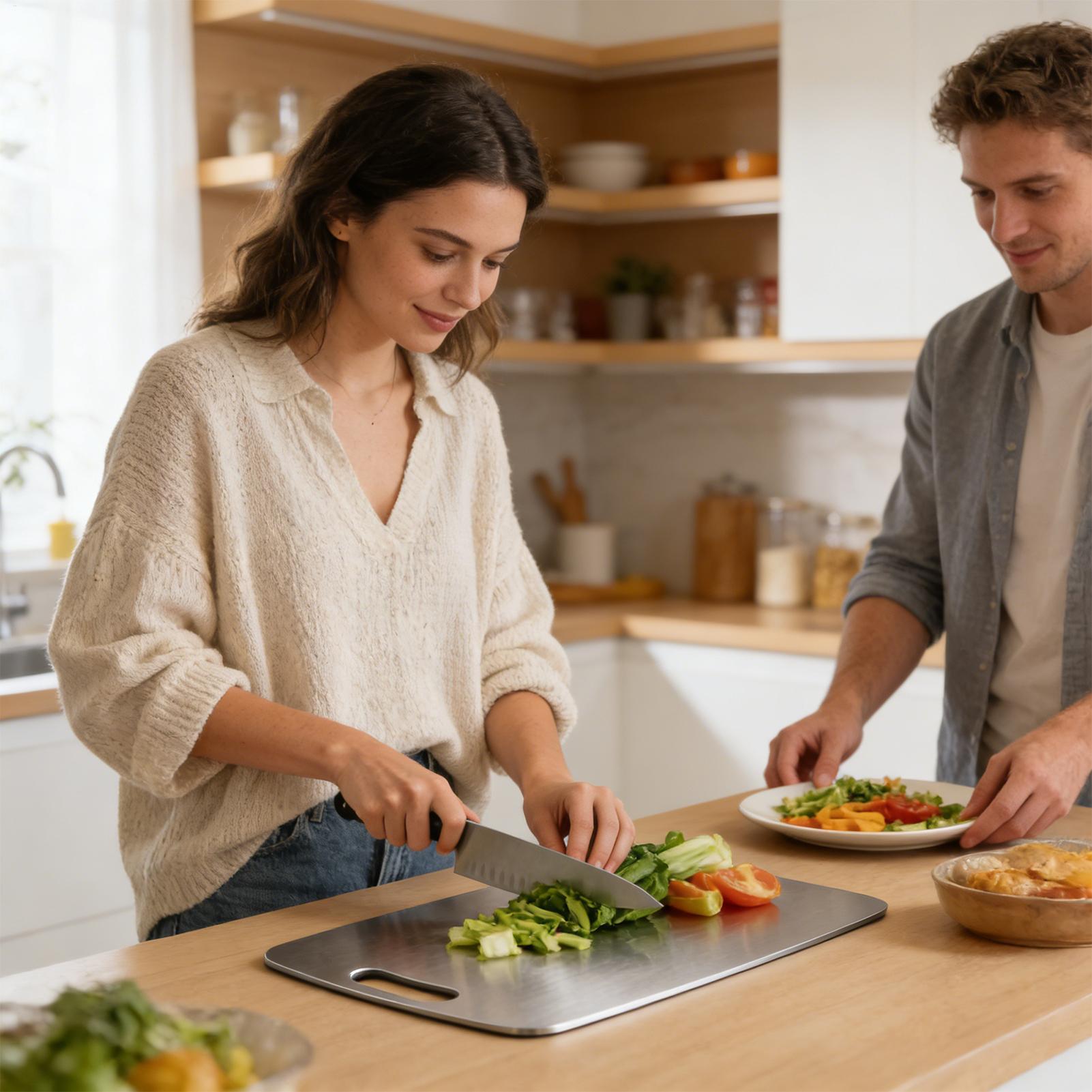 Stainless Steel Cutting Board  - đánh giá và giá Kitchen Gadgets & Toys