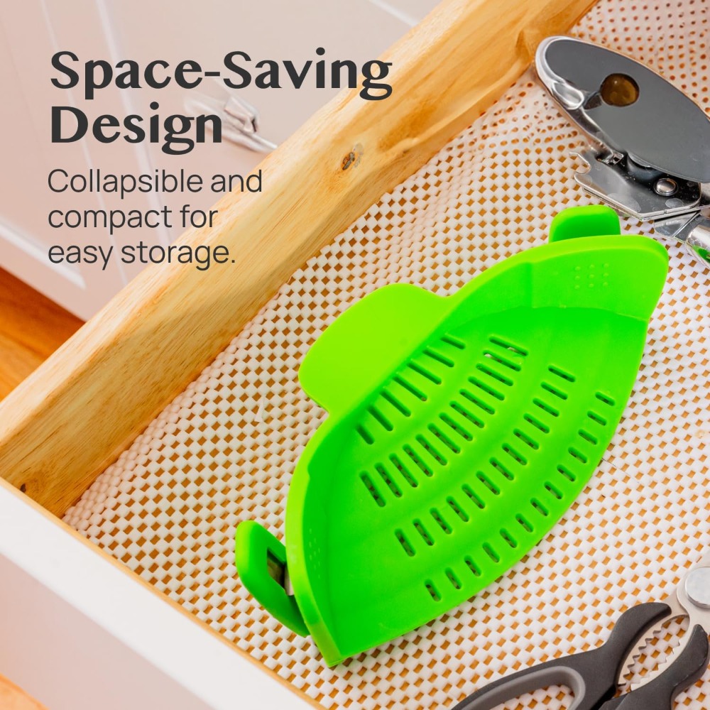 Clip On Strainer for Pots and  - đánh giá và giá Kitchen Gadgets Green
