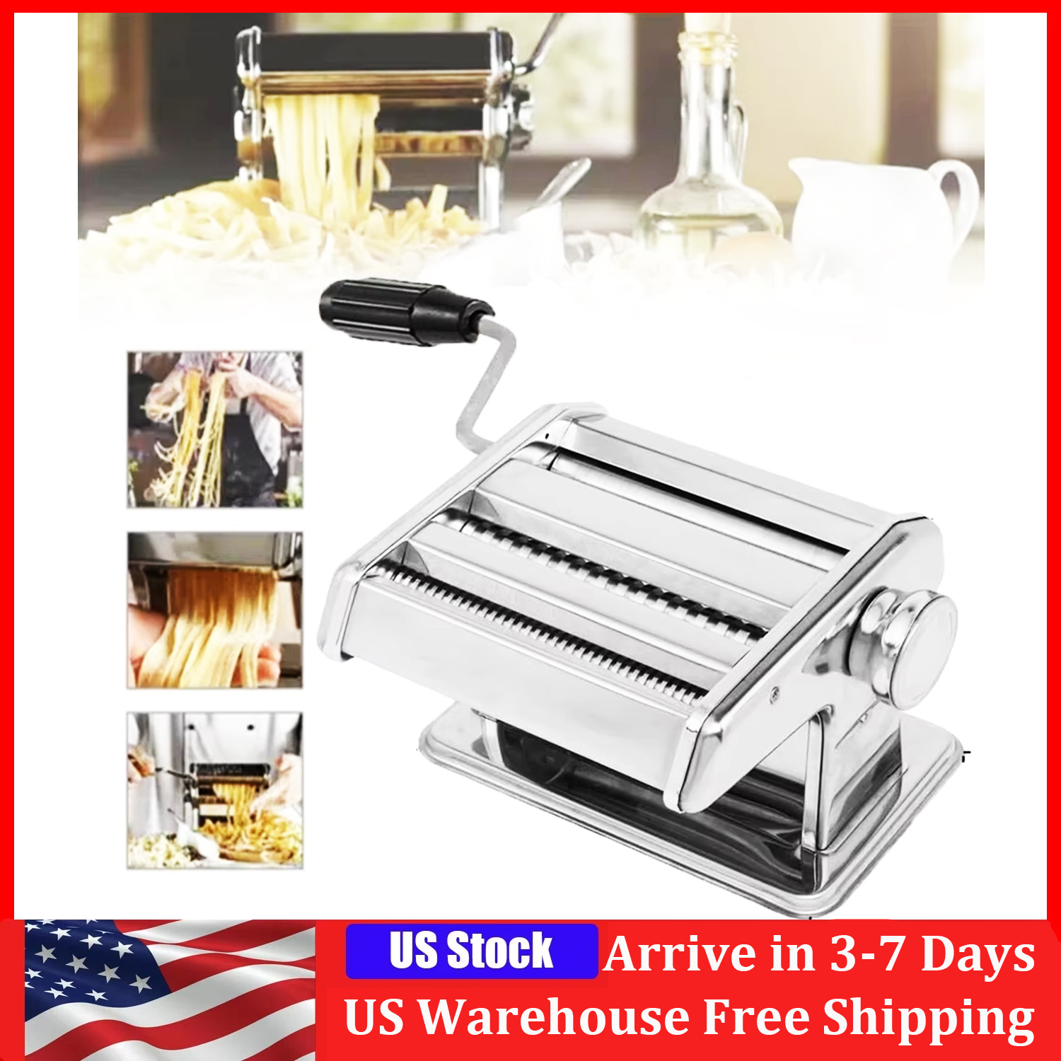 Pasta Maker Machine Stainless  - đánh giá và giá Kitchen Gadgets Smart
