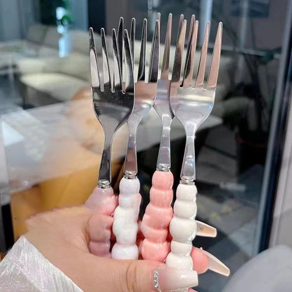 Pearl Handle Fork for Dessert  - đánh giá và giá Kitchen Gadgets Pasta