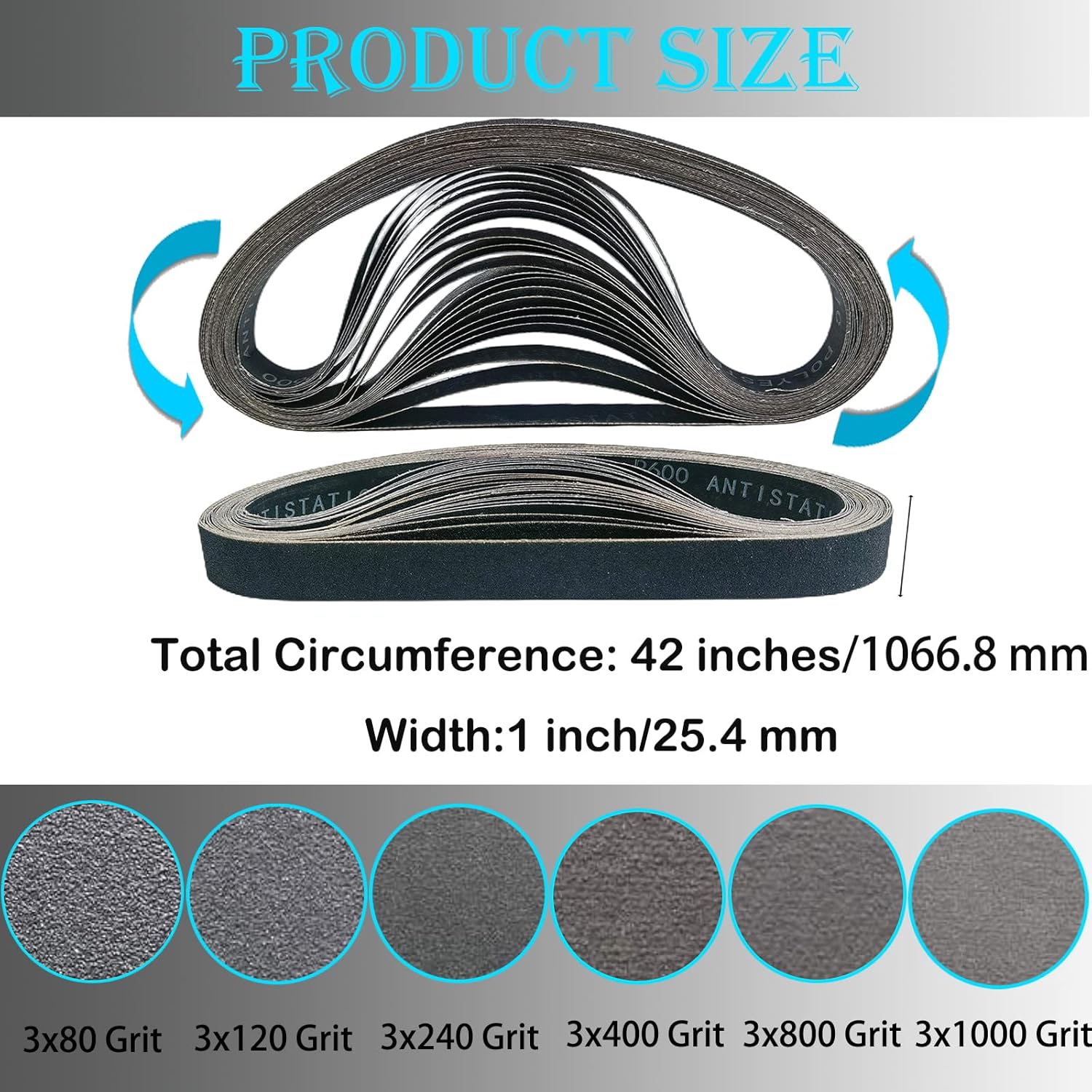 18 PCS 1x42 Inch Silicon Carbi - đánh giá và giá Knife Sharpener