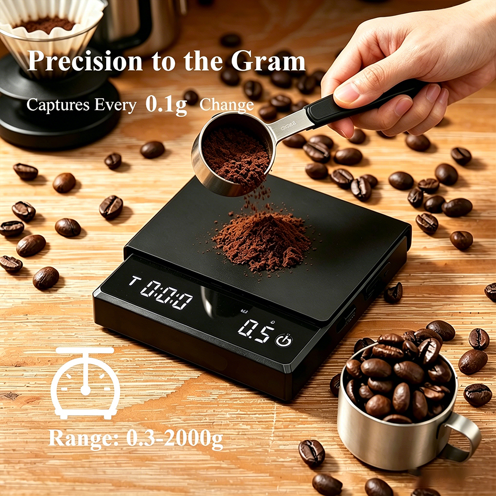 Mini Digital Coffee Scale with - đánh giá và giá Kitchen Gadgets Small