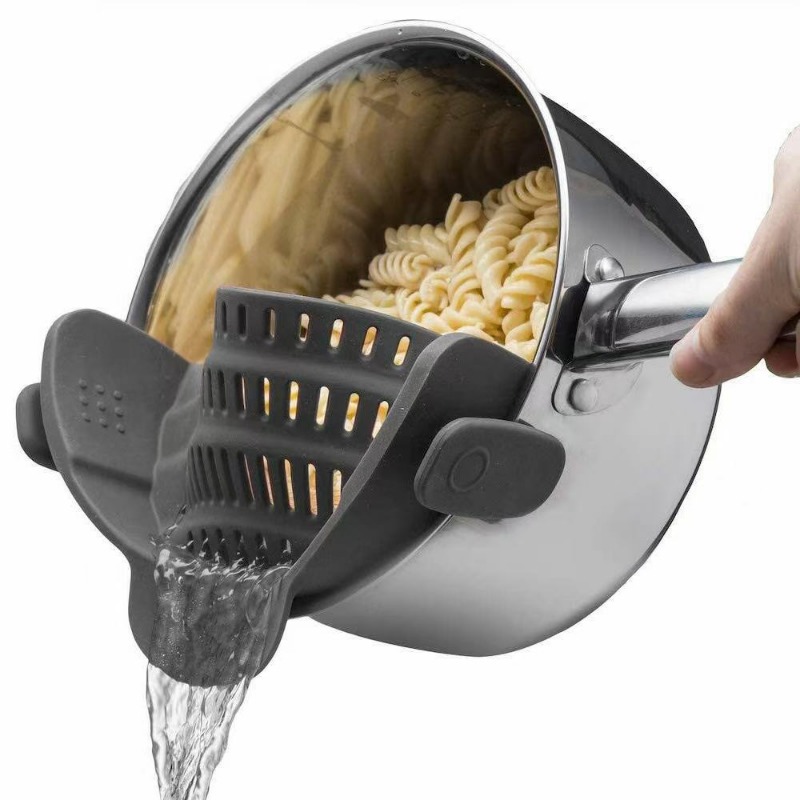 Silicone Kitchen Strainer Clip - đánh giá và giá Kitchen Gadgets Pasta