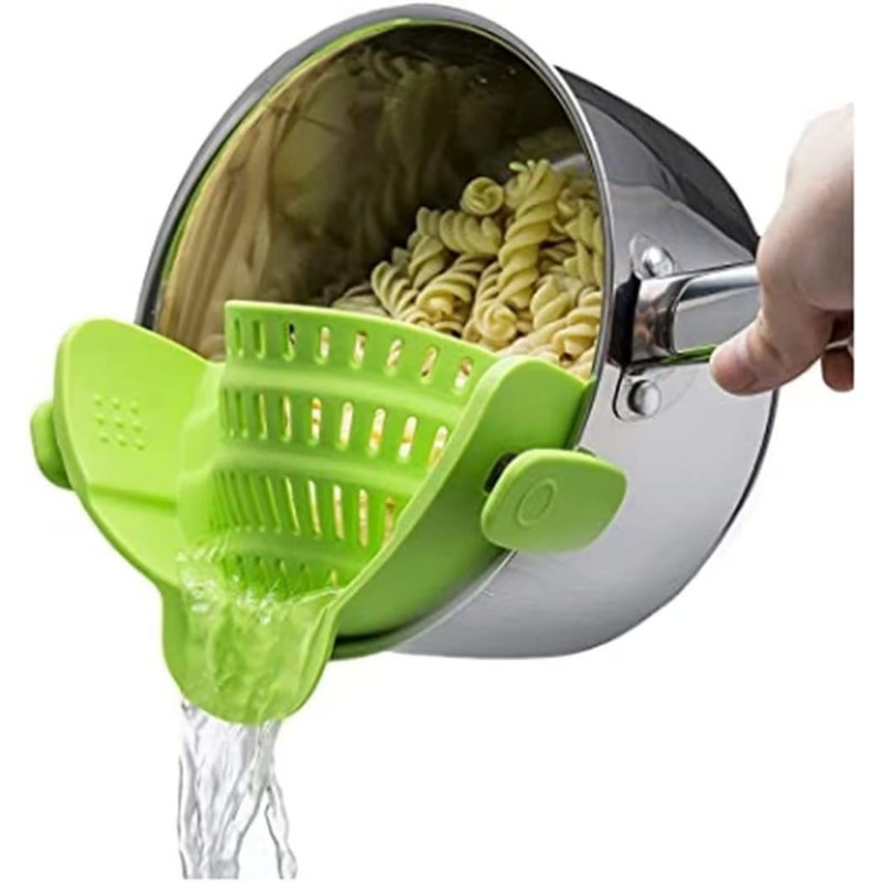 Silicone Kitchen Strainer Clip - đánh giá và giá Kitchen Gadgets Pasta