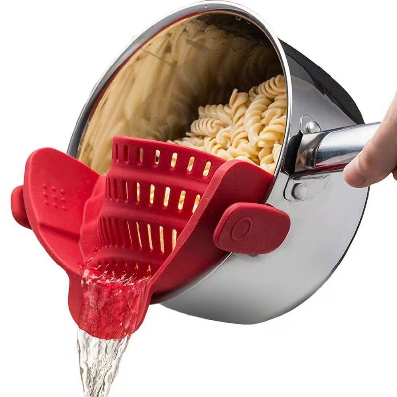 Silicone Kitchen Strainer Clip - đánh giá và giá Kitchen Gadgets Pasta
