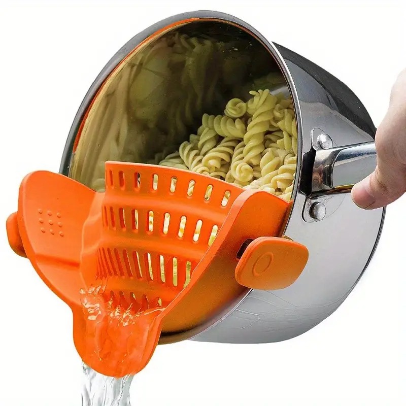 Silicone Kitchen Strainer Clip - đánh giá và giá Kitchen Gadgets Pasta