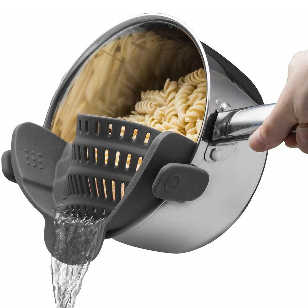 Silicone Kitchen Strainer Clip - đánh giá và giá Kitchen Gadgets Pasta